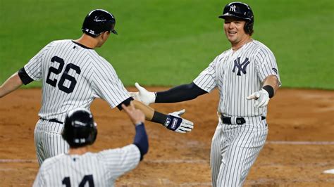 Bottom 8th The Guardians and Yankees are headed to the ninth inning still tied 2-2. . Yankee score today